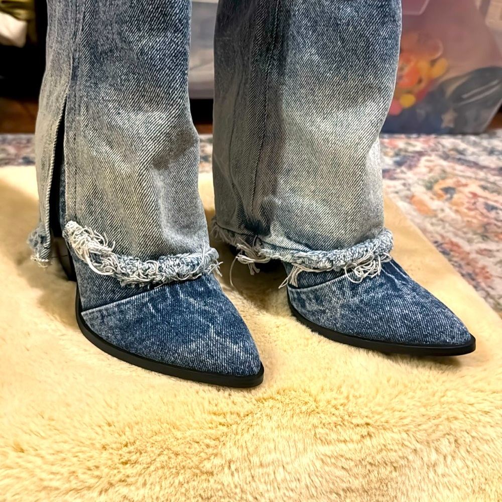 Steve Madden Libby Denim Booties